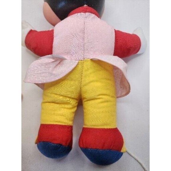 Minnie Mouse Learn to Dress Me Doll 1989 Vintage Toy Plush Mattel Walt Disney Co - Picture 8 of 11